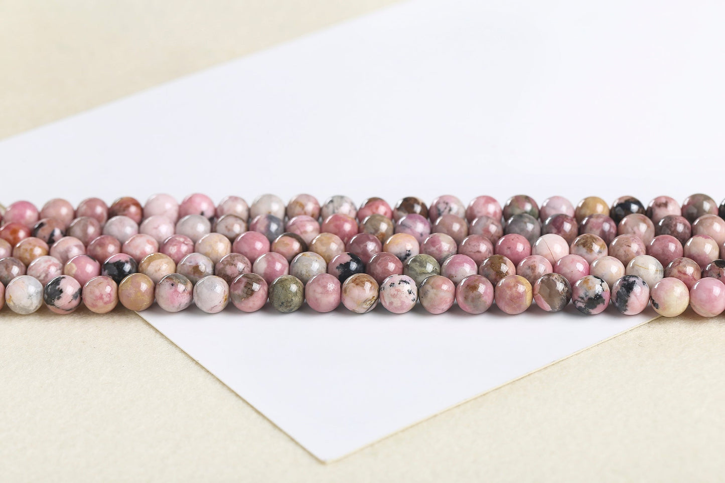 Natural Rhodonite Beads