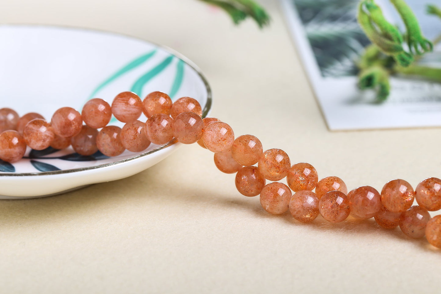 Natural Sunstone Beads