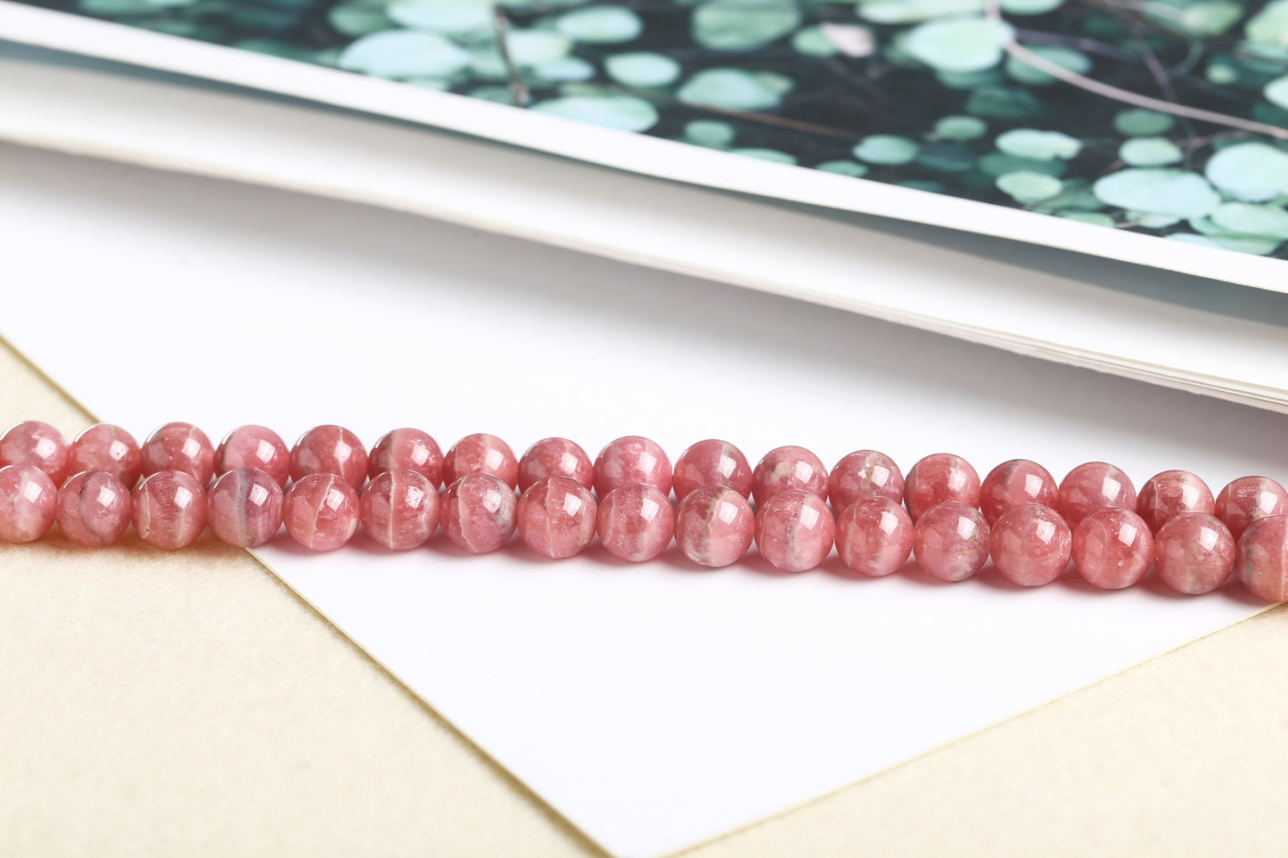 Natural Rhodochrosite Beads